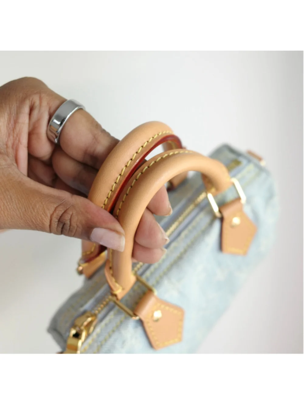 Louis Vuitton Sky Denim Nano Speedy